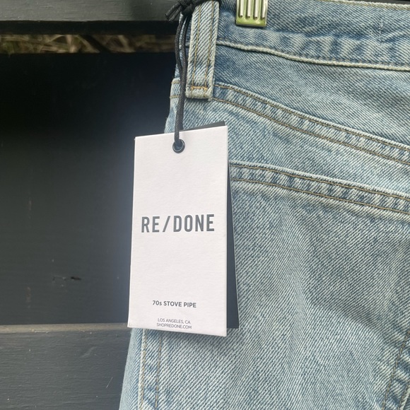 NEW Re/Done 70s Stove Pipe Jeans size 29 - Picture 13 of 13